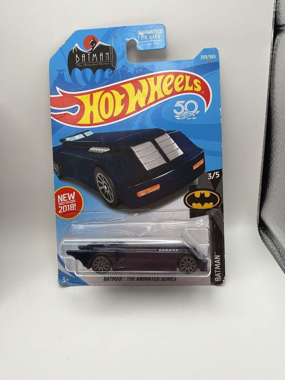 Hot Wheels Batman The Animated Series Batmobile 3/5 359/365 New for 2018